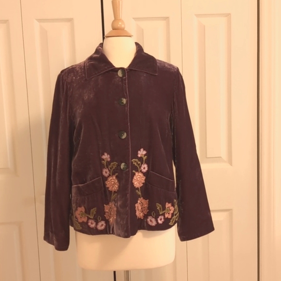 J. Jill Jackets & Blazers - J Jill Velvet Jacket
